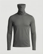 Herren Funktionsshirt mit hohem Kragen und innovativem Feuchtigkeitsmanagement R&B