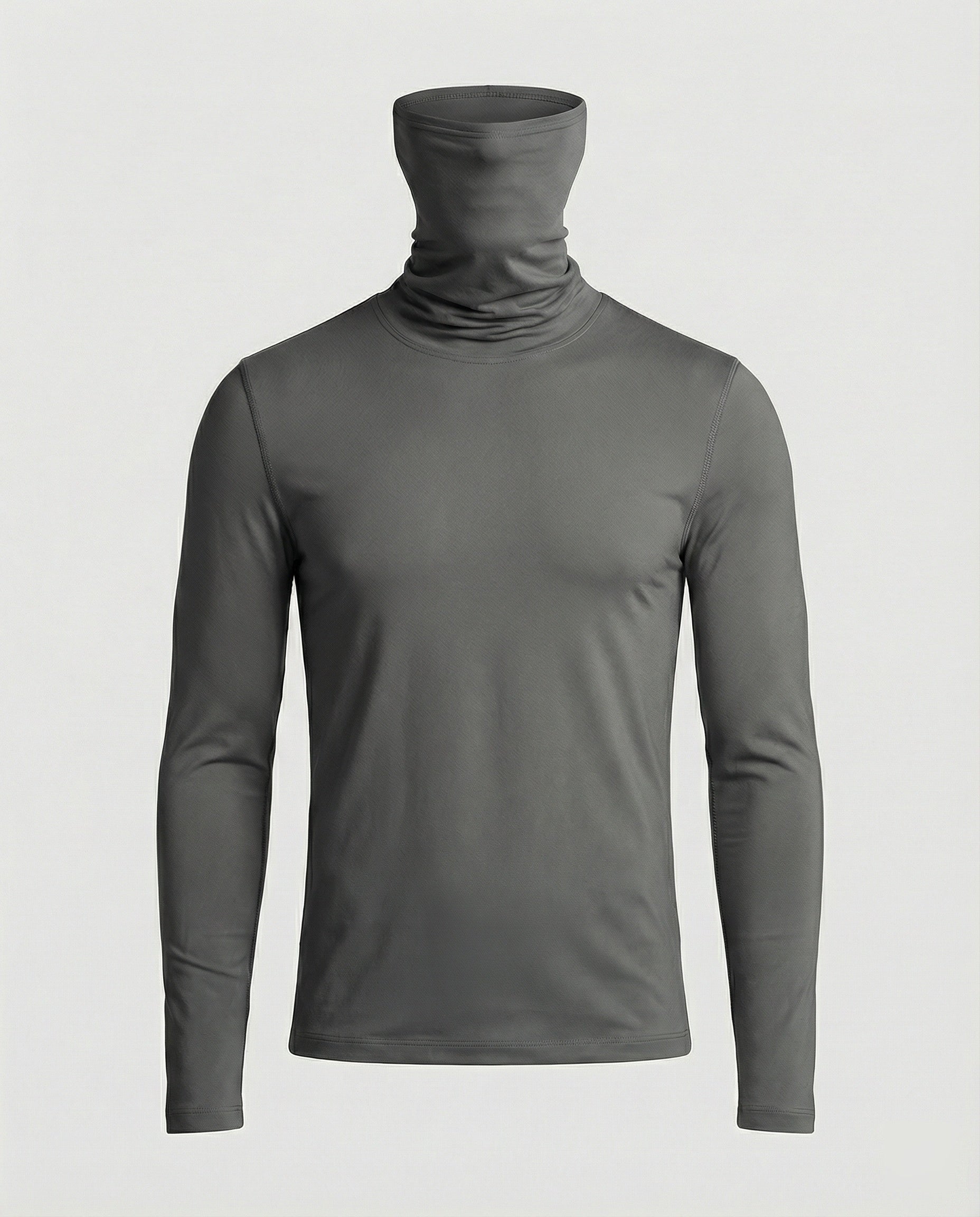 Herren Funktionsshirt mit hohem Kragen und innovativem Feuchtigkeitsmanagement R&B