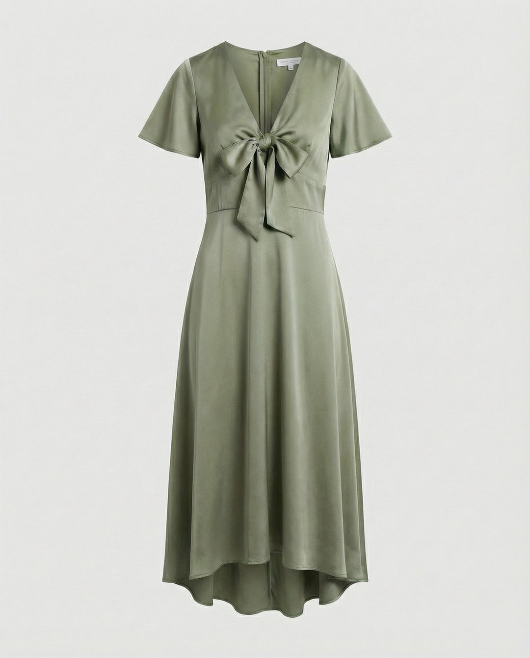 Damen Midikleid elegant Wickeloptik