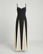 Damen Abendkleid lang mit hohem Schlitz