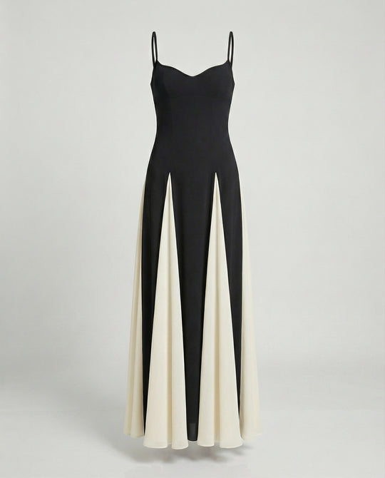 Damen Abendkleid lang mit hohem Schlitz