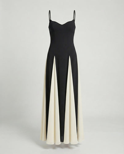 Damen Abendkleid lang mit hohem Schlitz