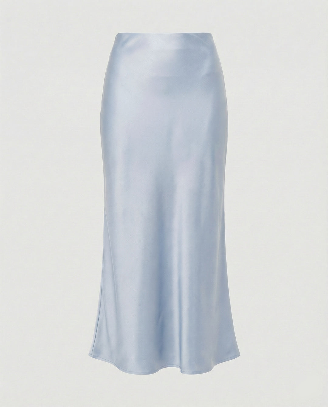 Damen Maxirock Satin High Waist