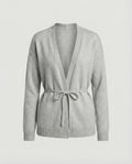 Damen Strickjacke mit Bindegürtel