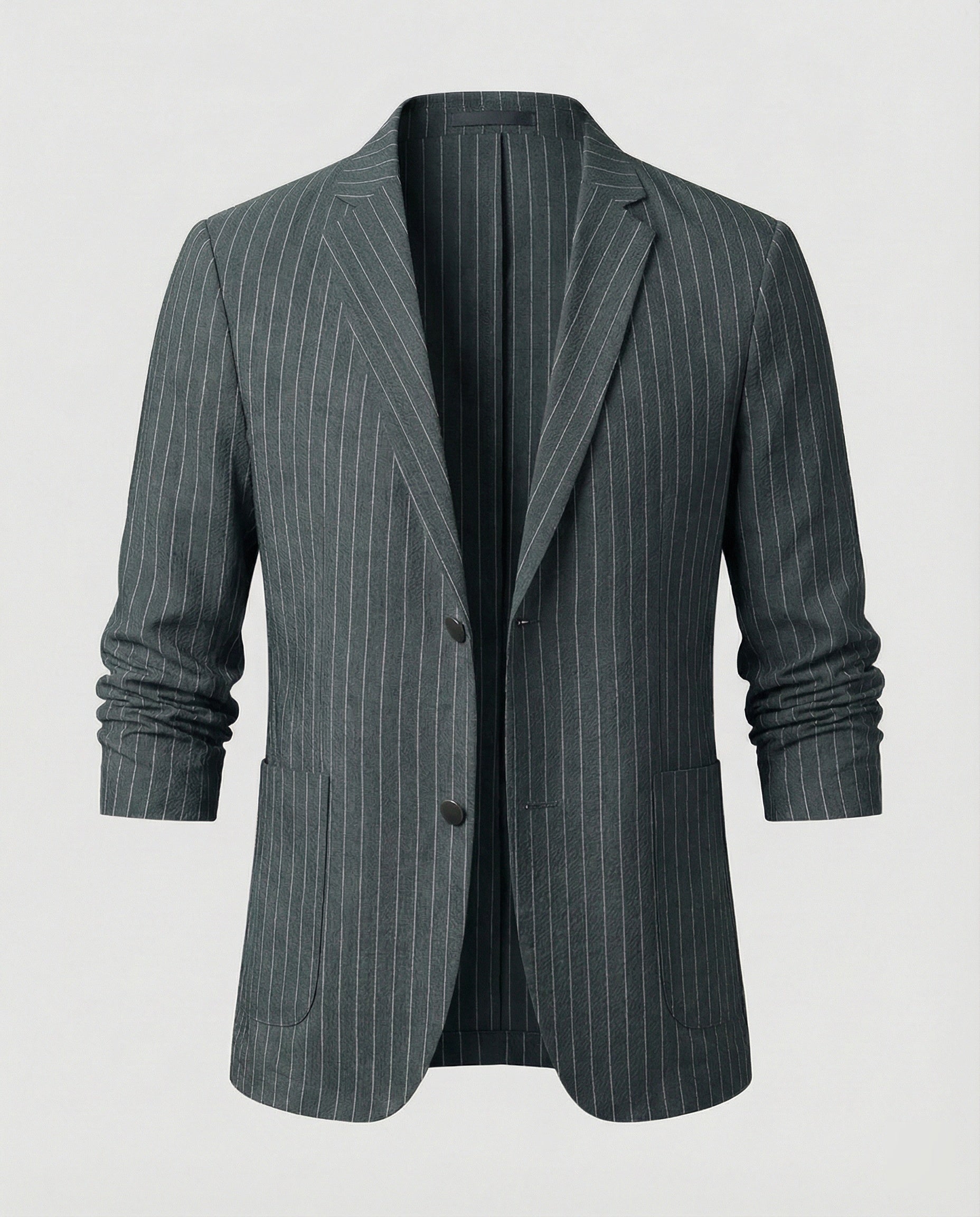 Herren Nadelstreifen Sakko Slim Fit Sommer