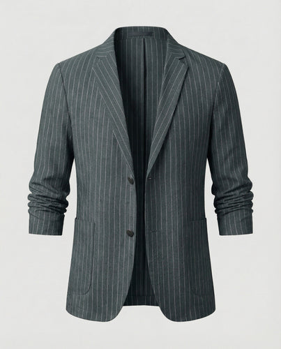 Herren Nadelstreifen Sakko Slim Fit Sommer