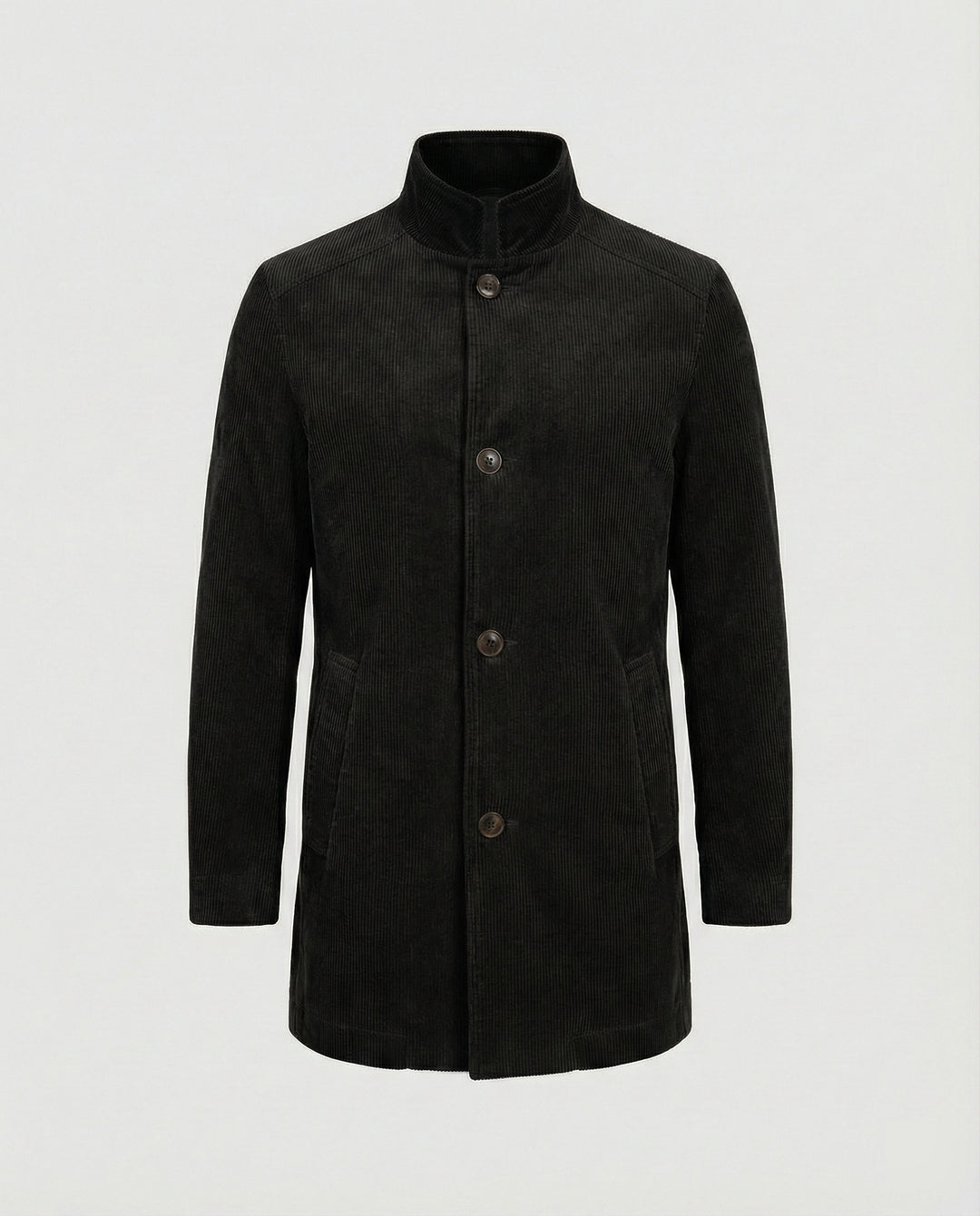 Herren Cordjacke mit hohem Kragen