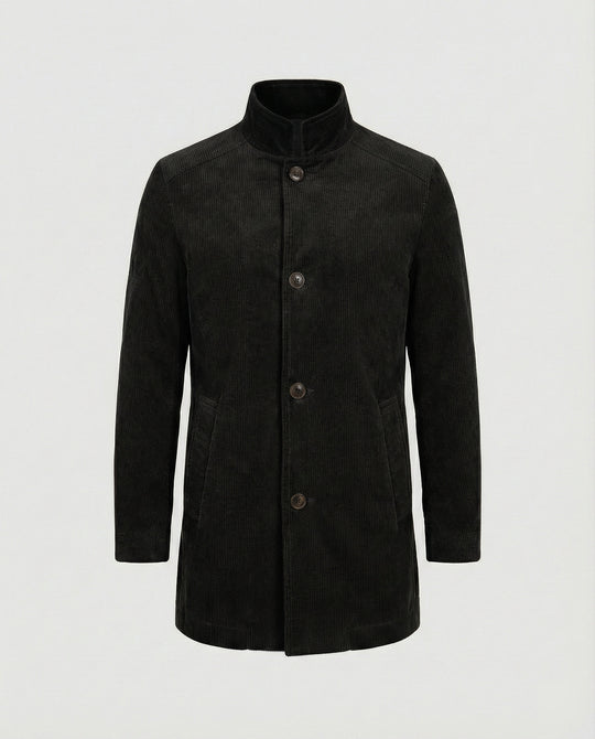Herren Cordjacke mit hohem Kragen
