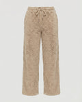 Damen kuschelige Fleece-Hose mit weitem Schnitt