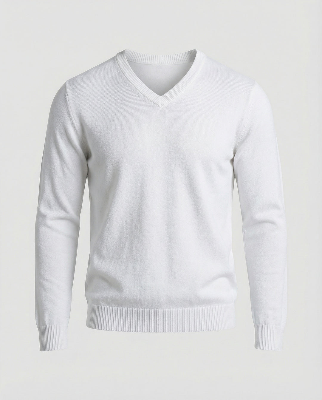 Herren V-Ausschnitt Feinstrickpullover R&B