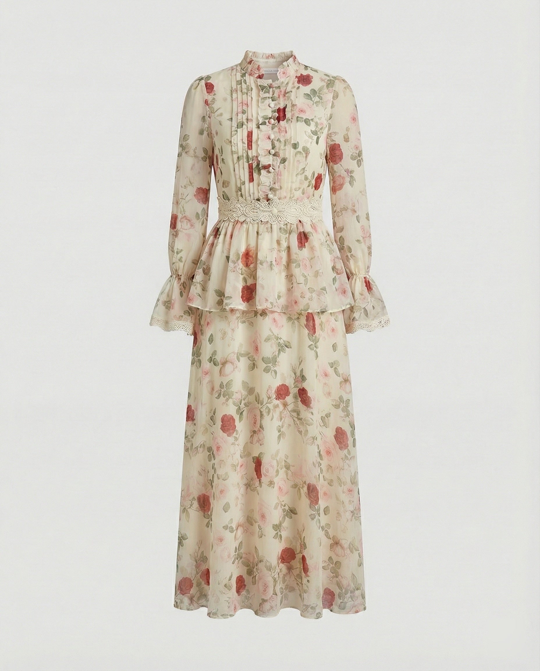 Damen Maxikleid Chiffon elegant