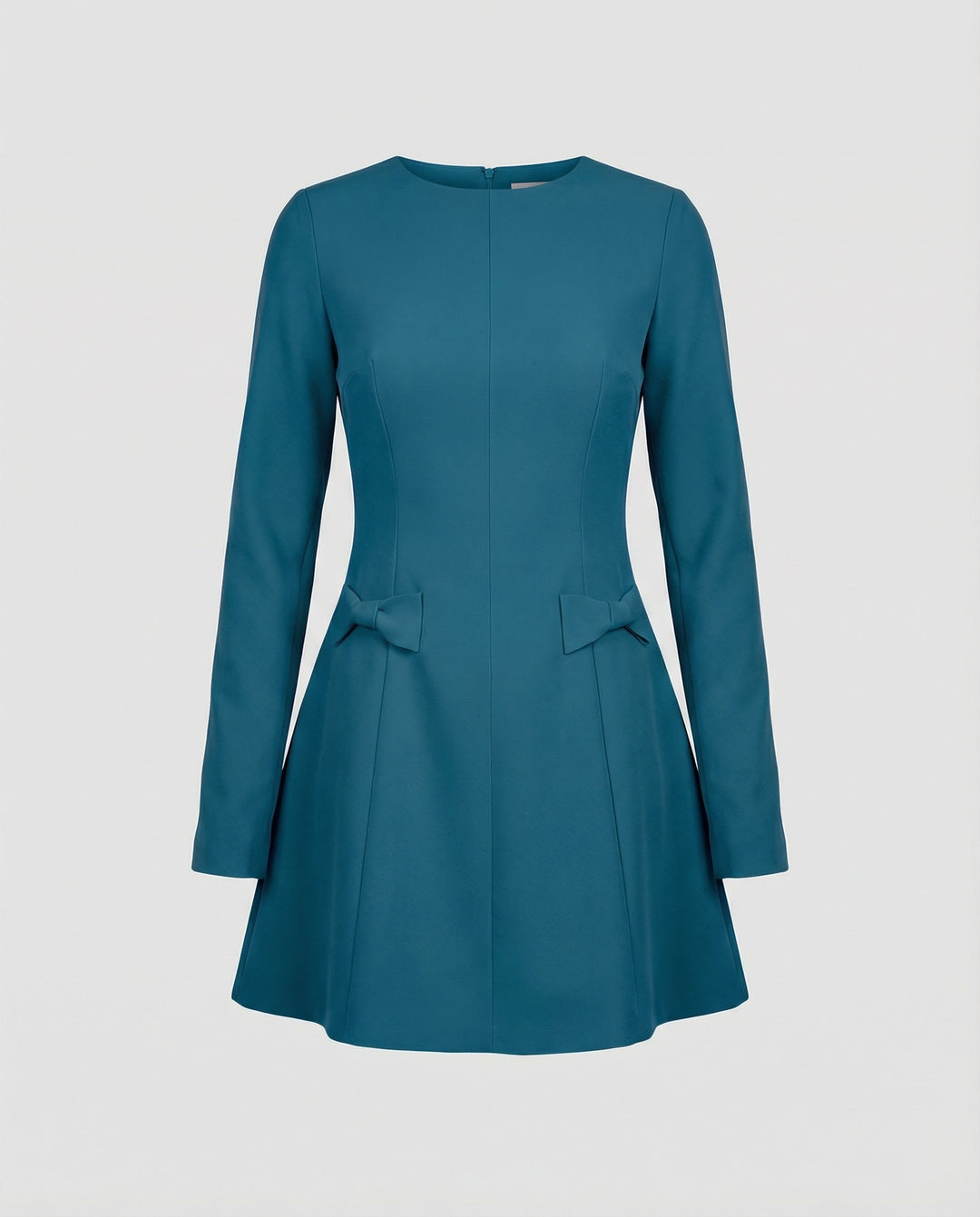 Damen A-Linie Minikleid aus Crepe