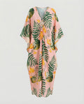 Damen Maxikleid Kaftan Sommer