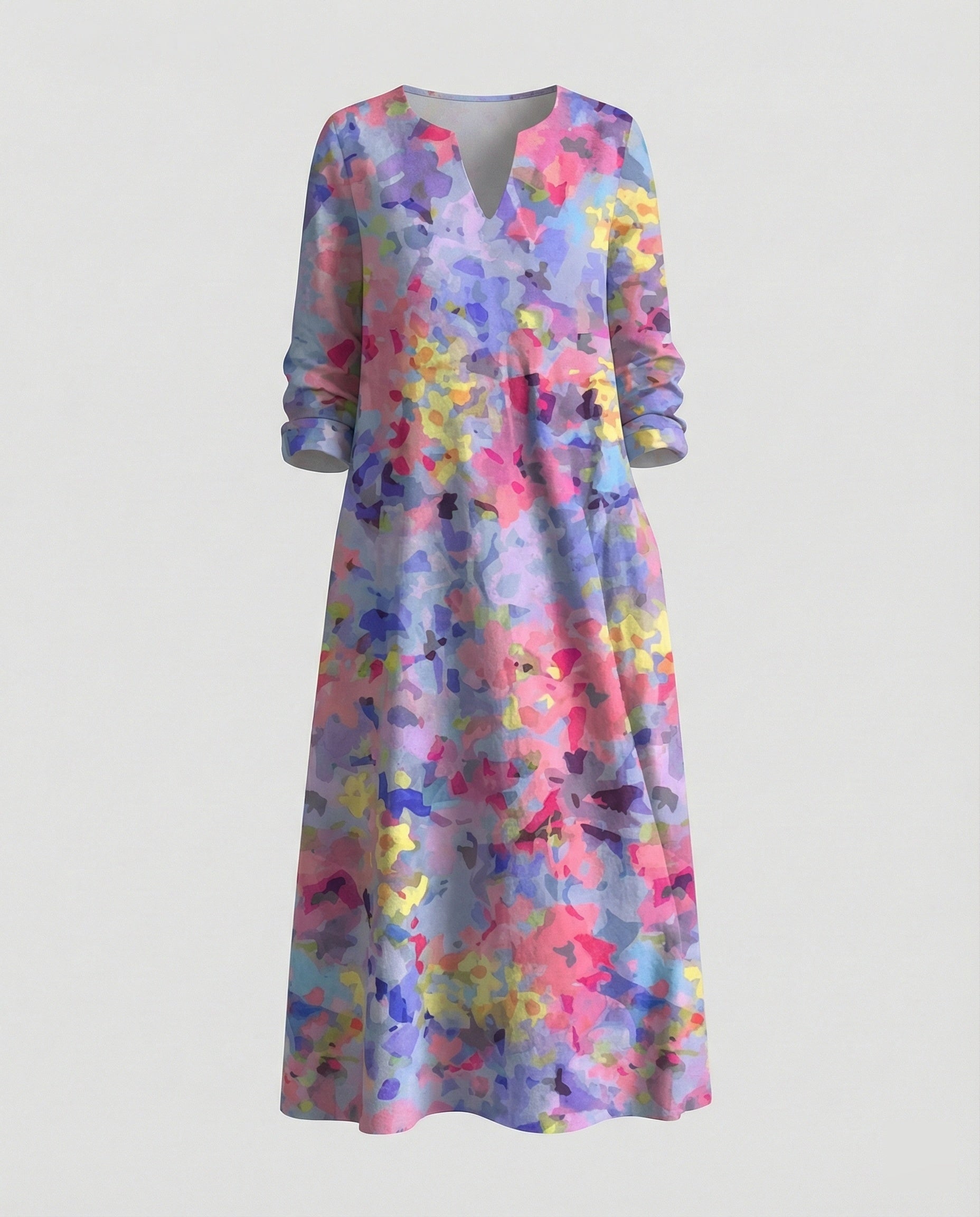 Boho Maxikleid Sommer Damen Taschen