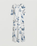 Damen Maxikleid mit Taschen luftig