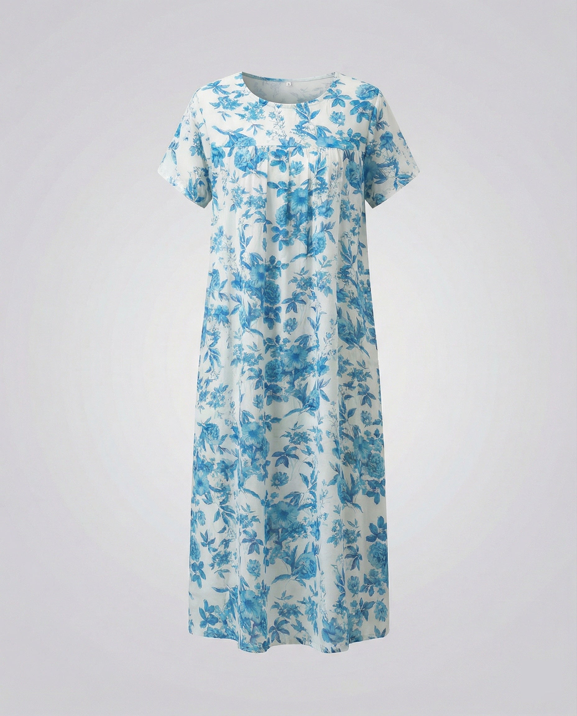 Luftiges Midikleid Damen Mit Taschen