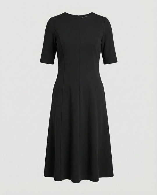 Damen Midikleid elegant Halbarm