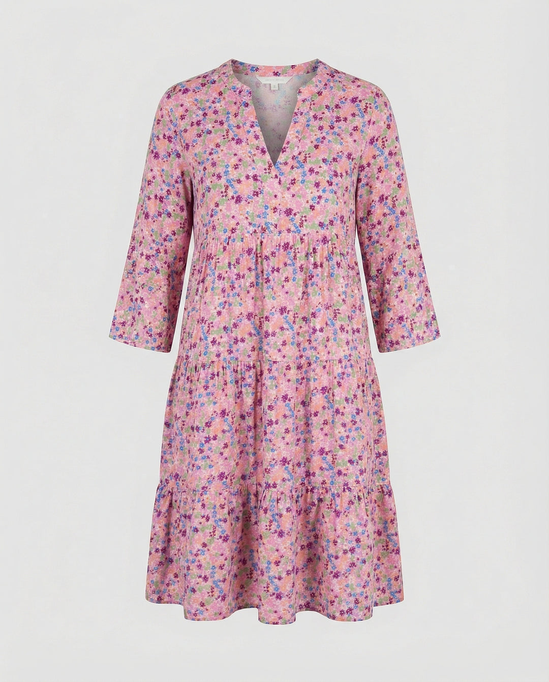 Damen Luftiges Sommerkleid mit verspieltem Print