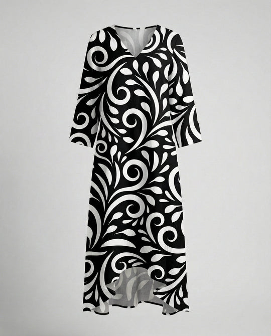 Boho Maxikleid Sommer Damen Taschen