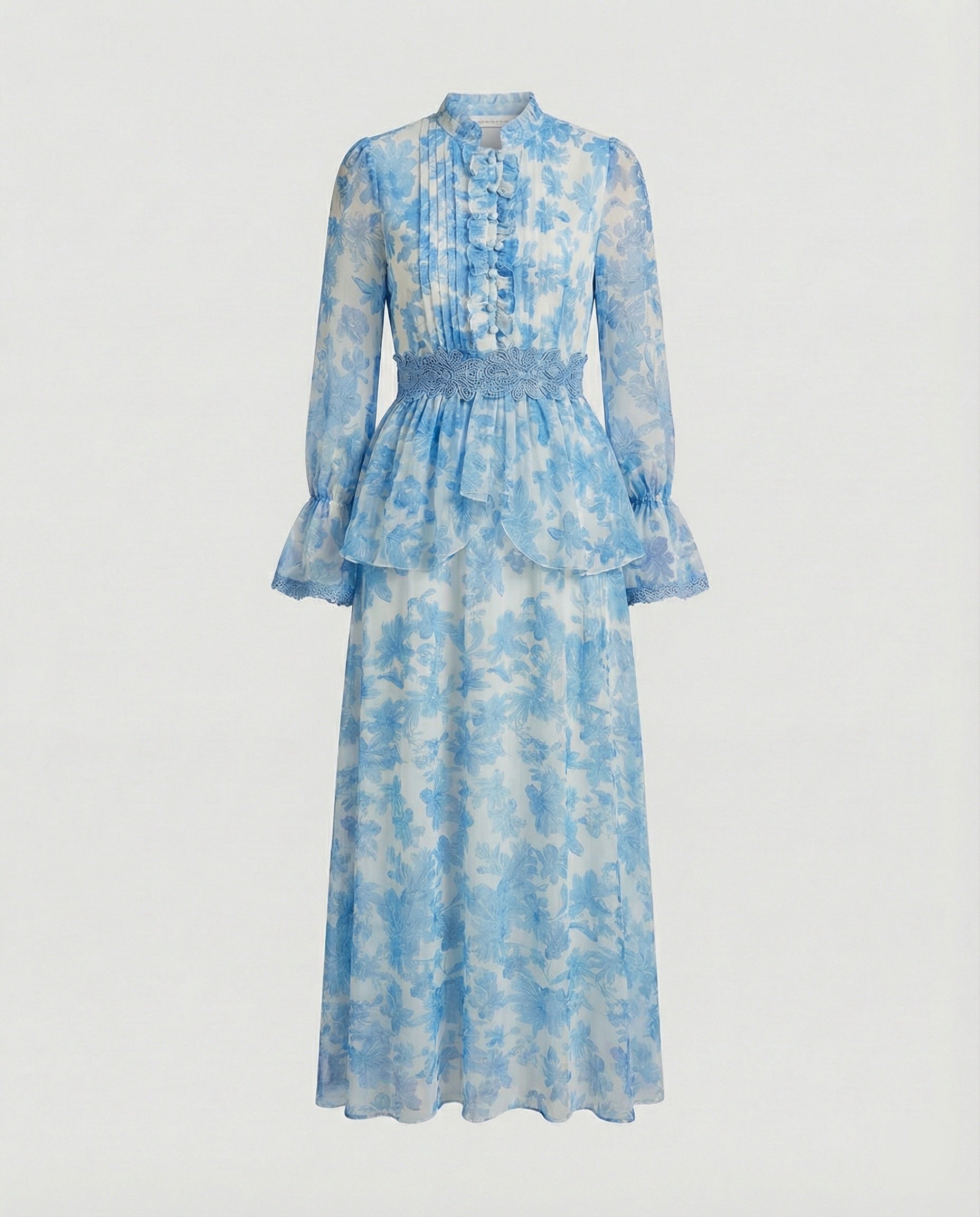 Damen Maxikleid Chiffon elegant