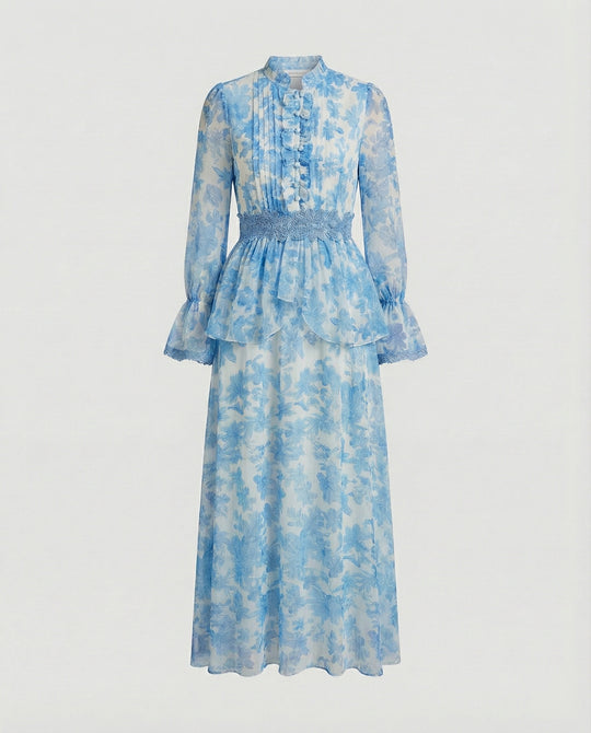 Damen Maxikleid Chiffon elegant
