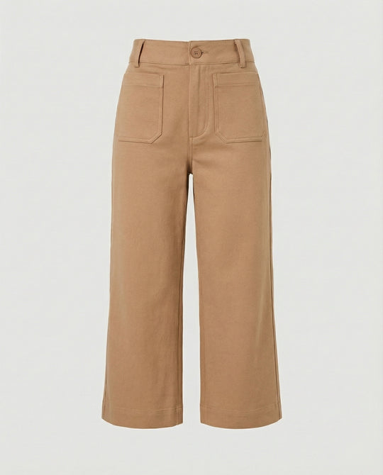 Damen weite Bequemhose mit modischen Details