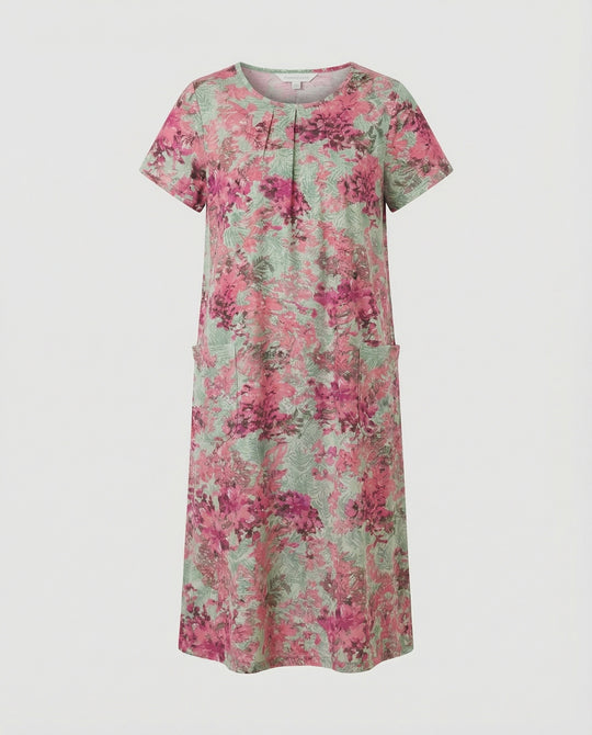 Luftiges Midikleid Damen Mit Taschen