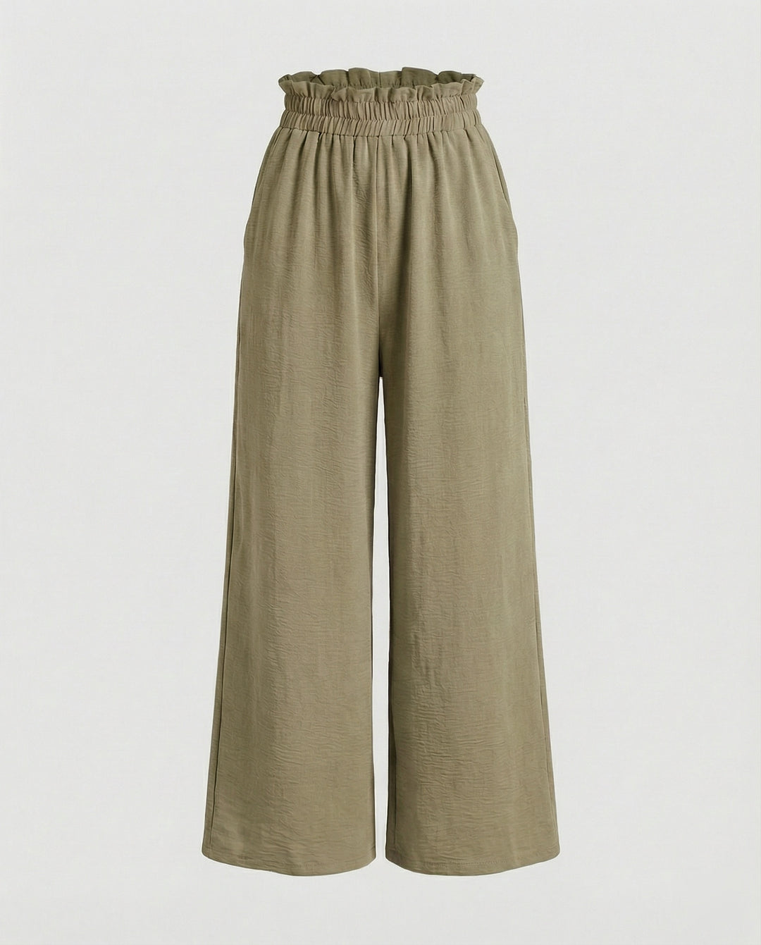 Damen Culotte-Hosen mit weitem Bein und elastischem Bund R&B