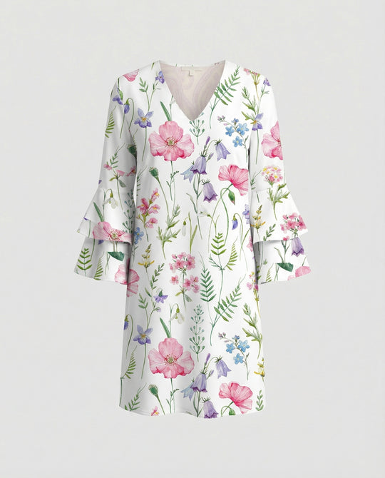 Damen Minikleid floral Sommer