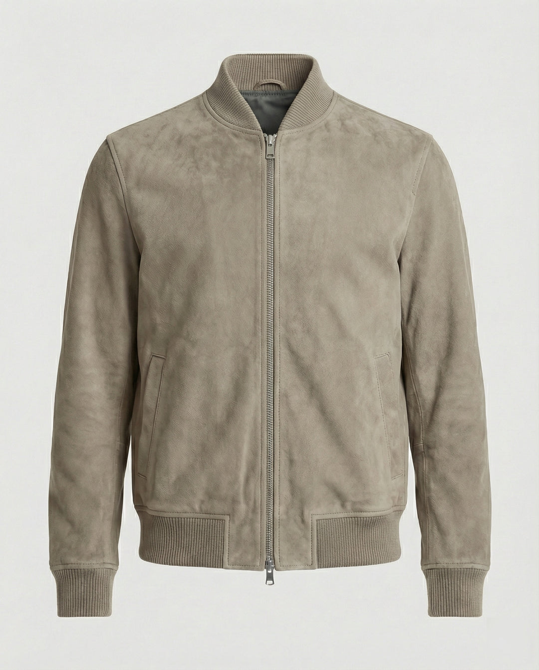 Freizeitkleidung Herren Bomberjacke Lederoptik