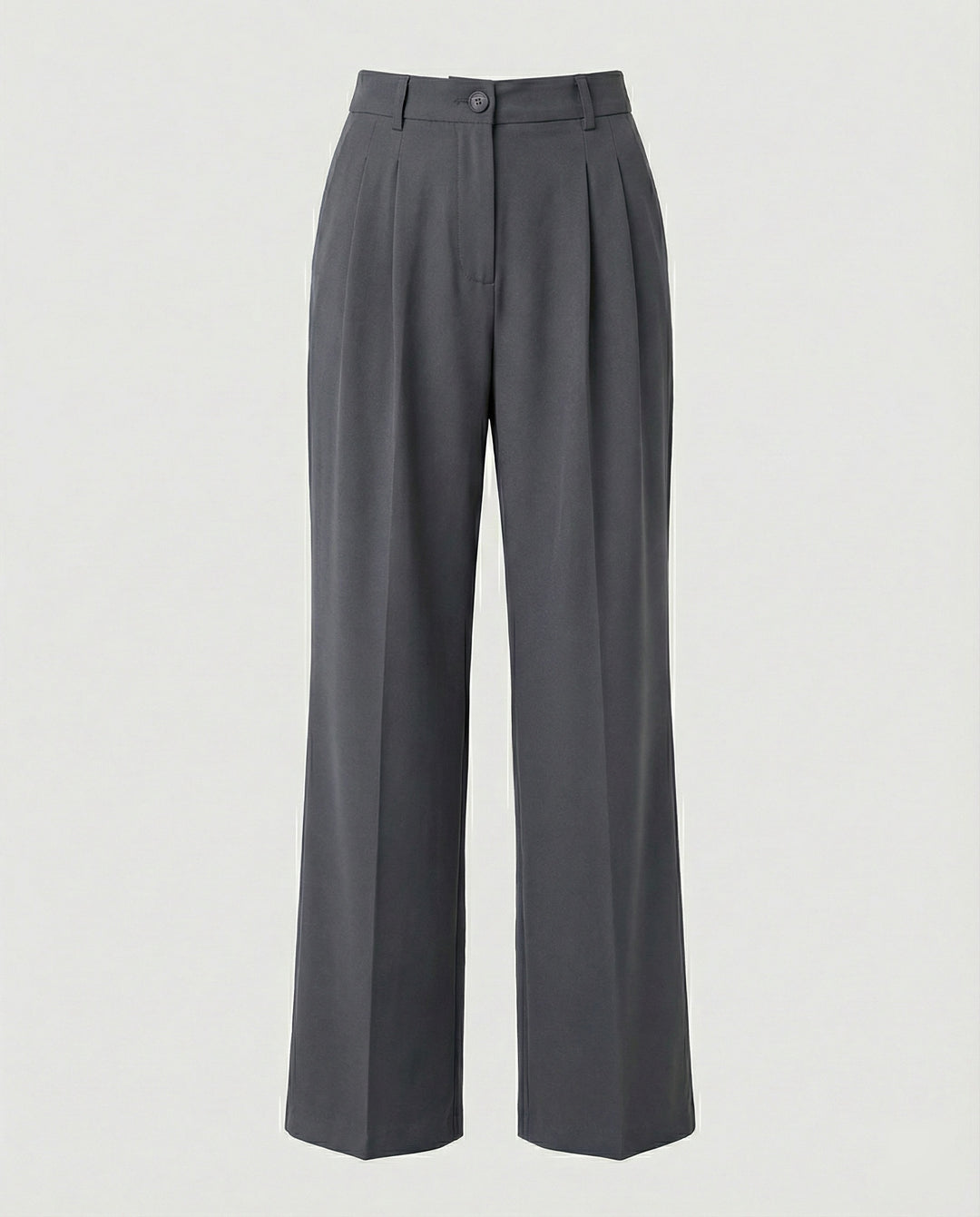 Damen Hochtaillierte Weite Hose