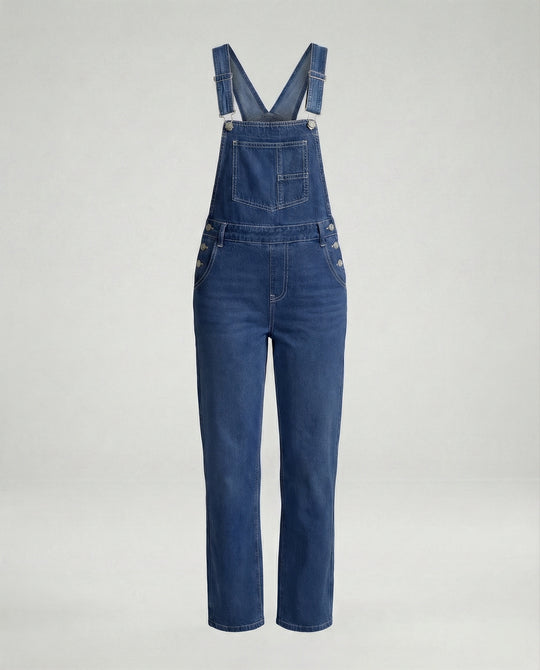 Damen Latzhose Jeans Schlag