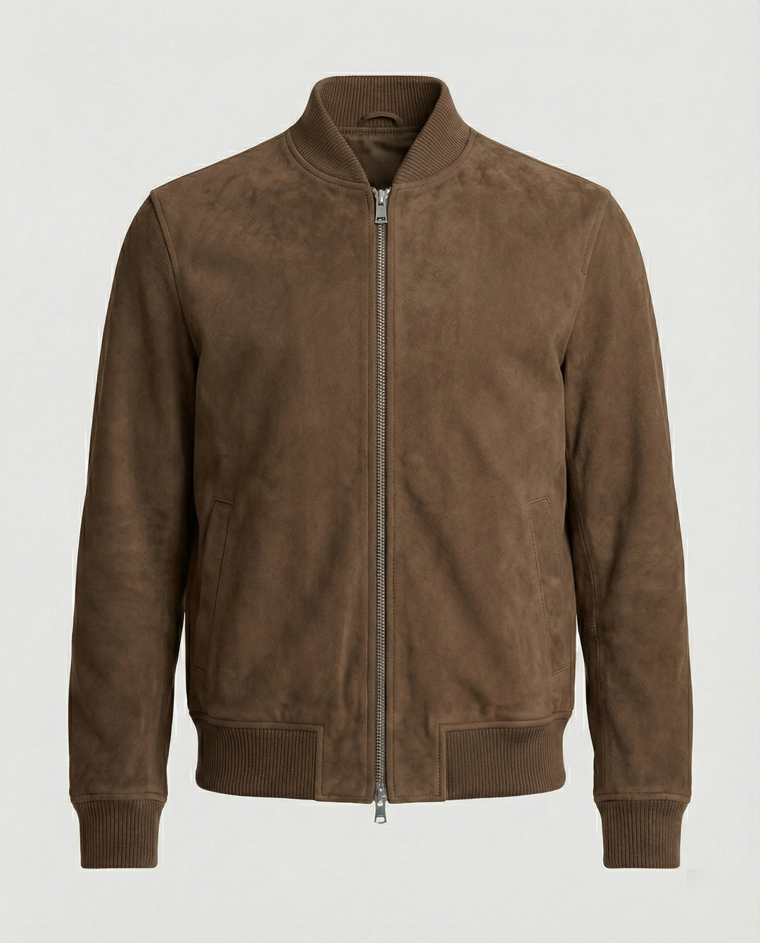 Freizeitkleidung Herren Bomberjacke Lederoptik