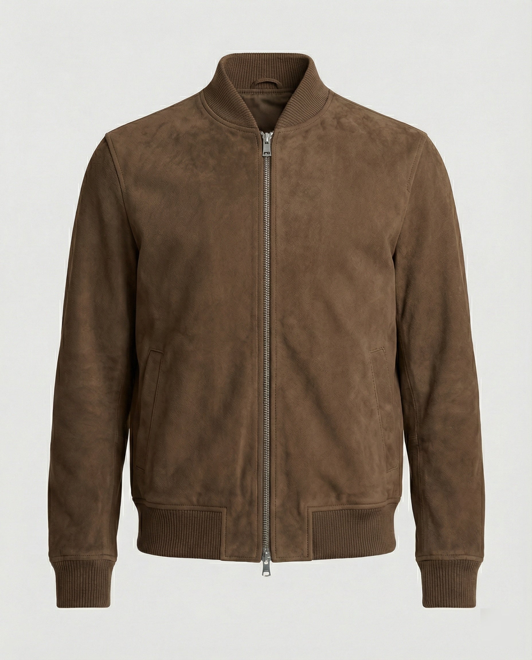 Freizeitkleidung Herren Bomberjacke Lederoptik