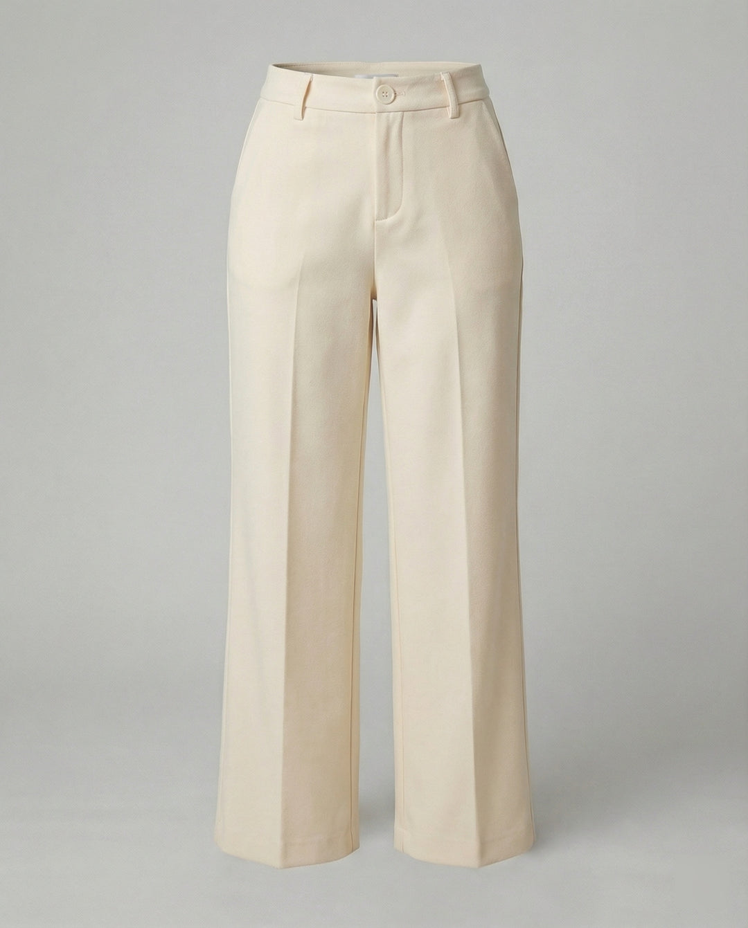 Damen Weite Stoffhose High Waist