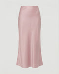 Damen Maxirock Satin High Waist