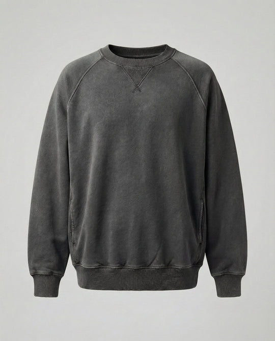 Freizeit Sweatshirt mit V-Ausschnitt