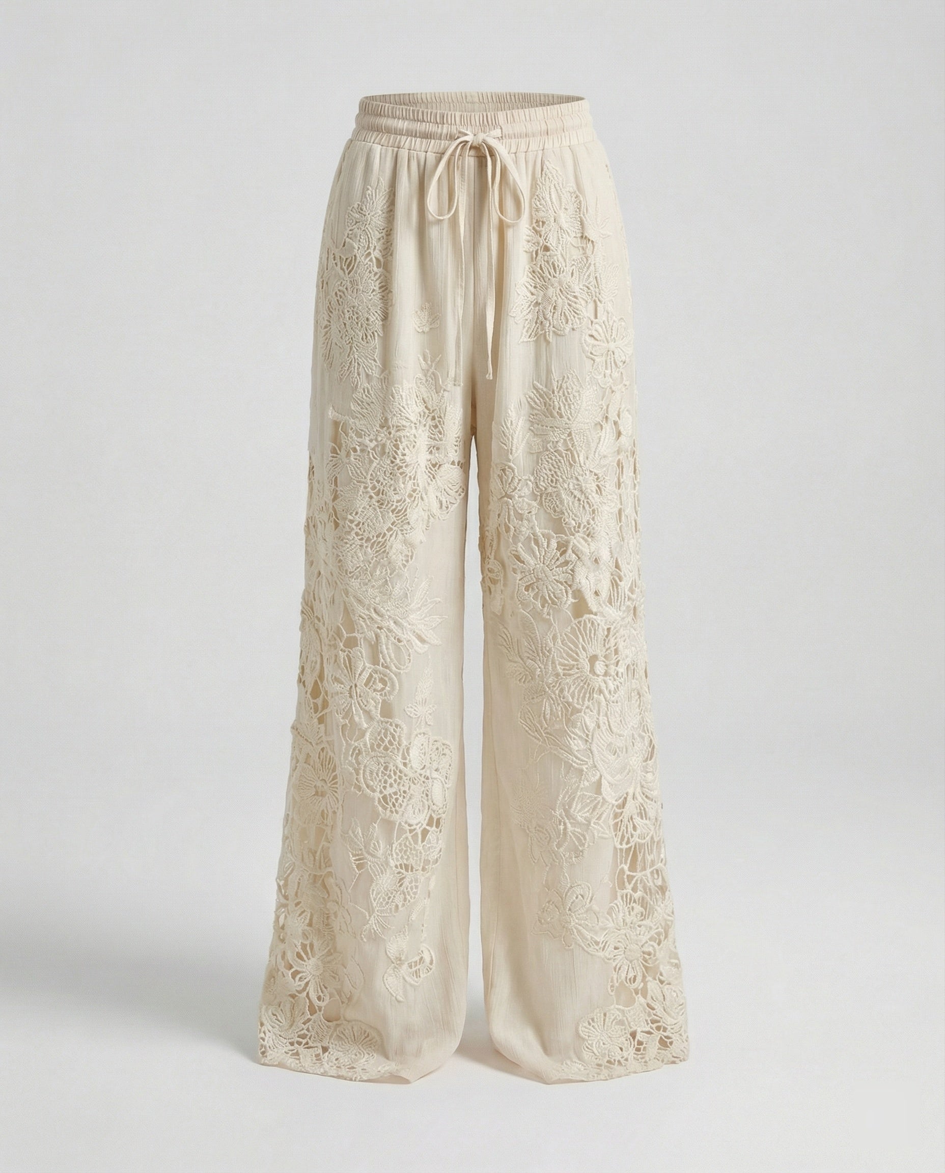 Damen Haremshose Boho Patchwork