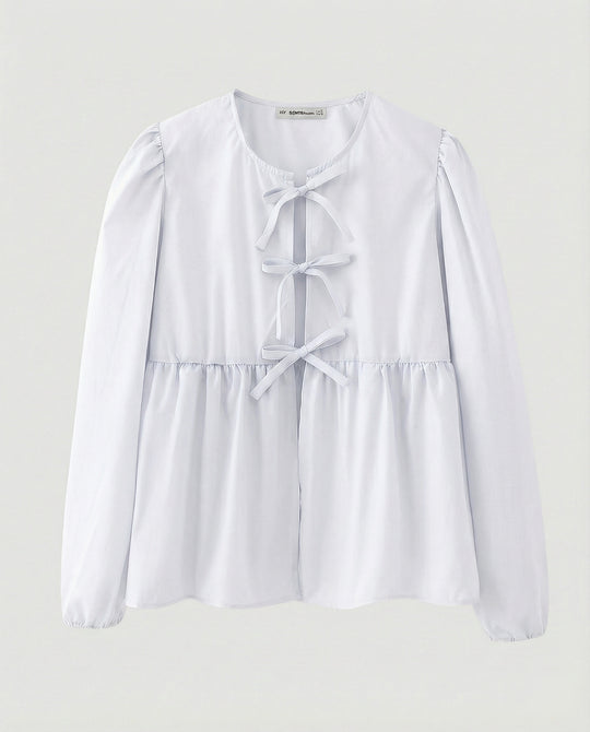 Bluse Damen Viskose Gemustert
