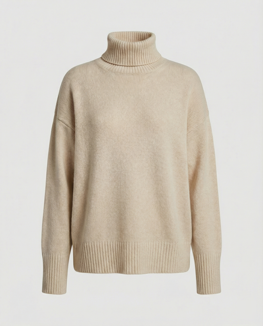 Damen kuscheliger Rollkragenpullover R&B