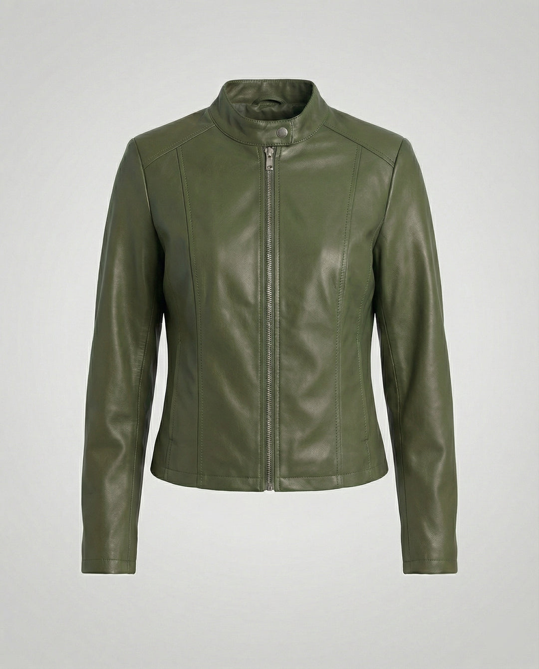 Damen Bikerjacke Lederimitat