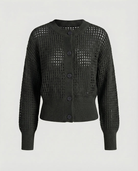 Damen luftiger Strickcardigan R&B