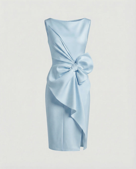 Damen Abendkleid elegant Satin