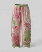 Damen Haremshose Boho Patchwork