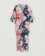Damen Maxikleid Kaftan Sommer