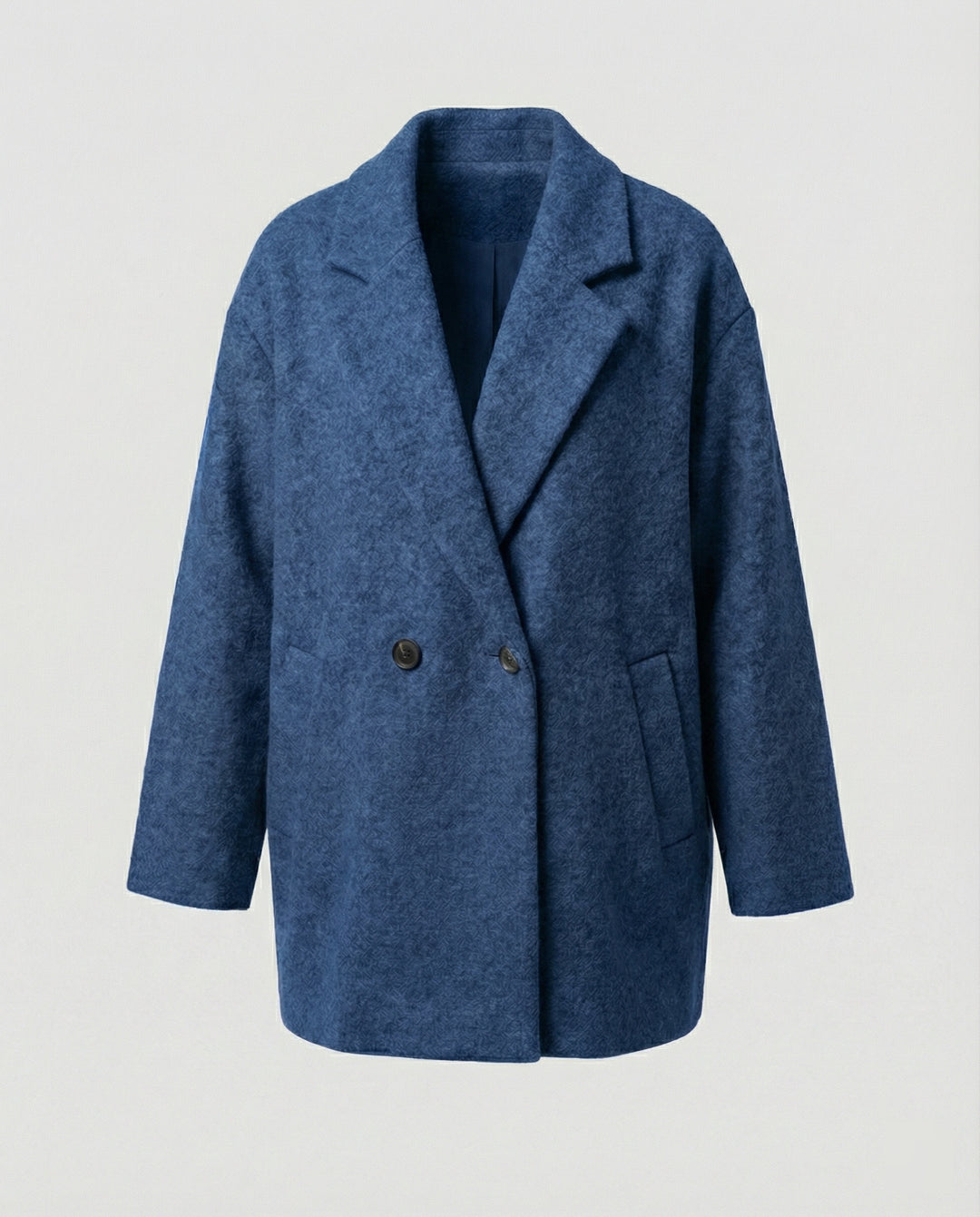 Damen Oversized Wollmantel R&B