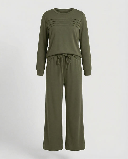 Jogginganzug Damen lässig mit Streifendetails und weitem Schnitt