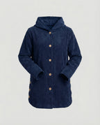 Damen Cord-Kapuzenjacke