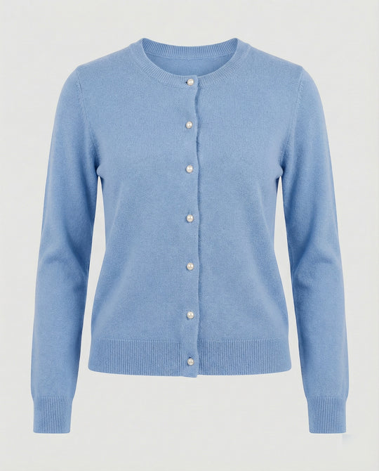 Damen Feinstrick Cardigan mit Knopfleiste und weichem Material R&B