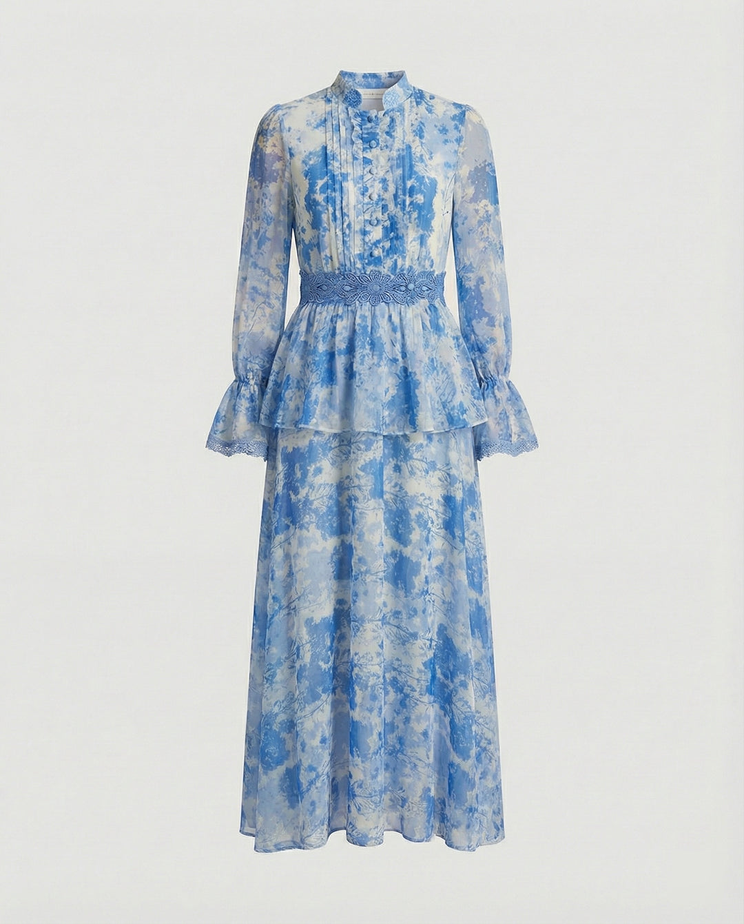 Damen Maxikleid Chiffon elegant